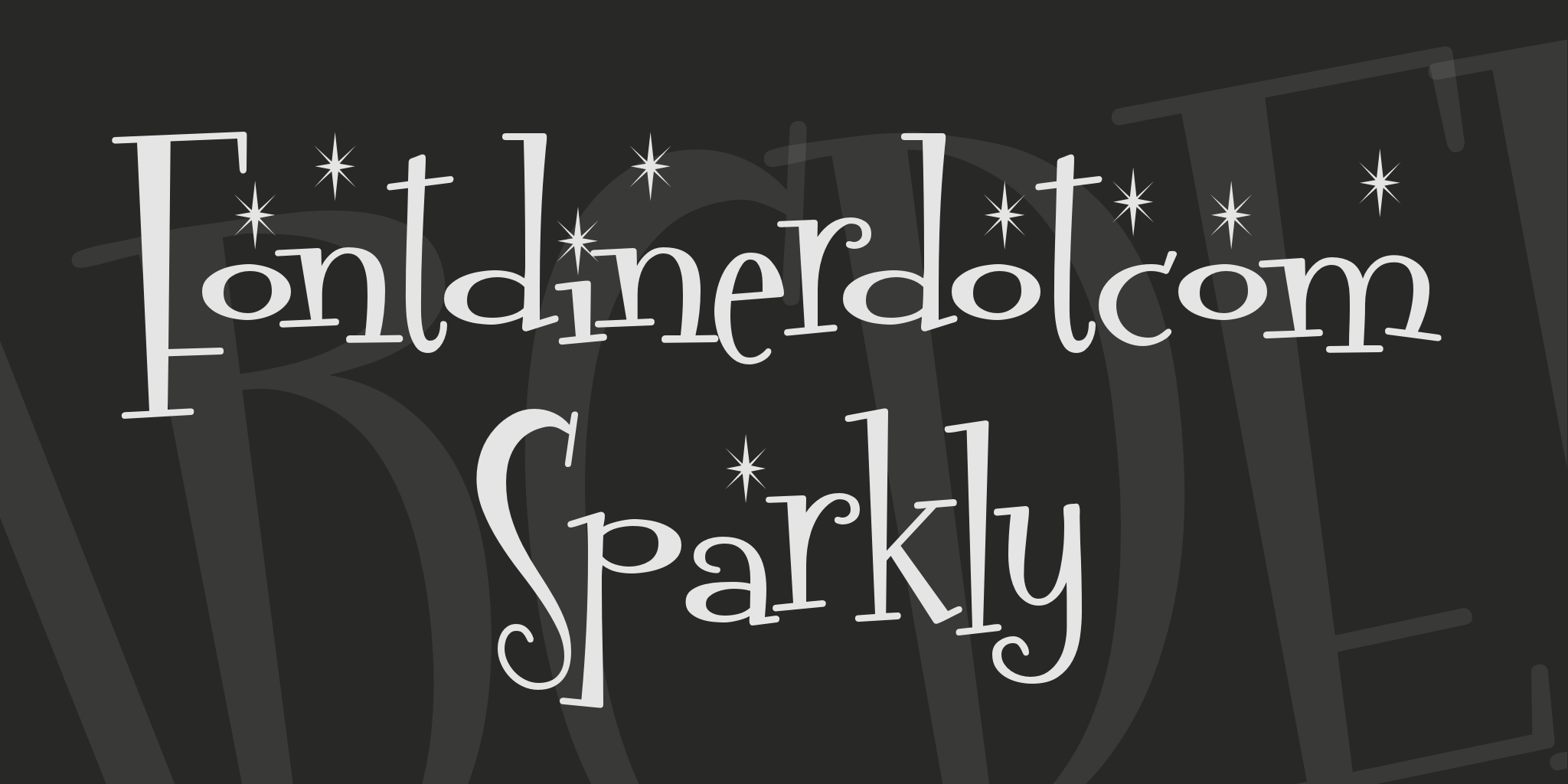 Fontdinerdotcom Sparkly Font · 1001 Fonts | 1001 Fonts destiné 1001 Fonts