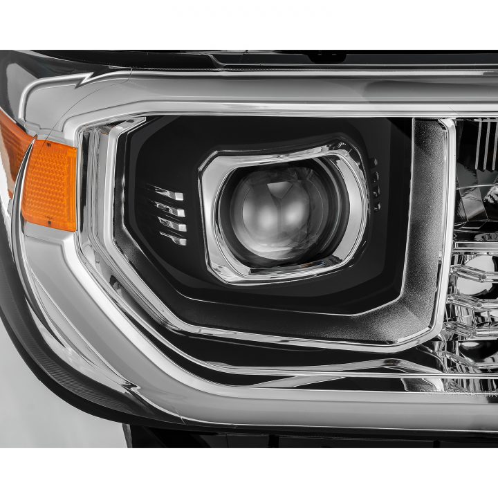 For 2007-2013 Toyota Tundra 08-17 Sequoia Chrome Led à Tundra Led Headlights