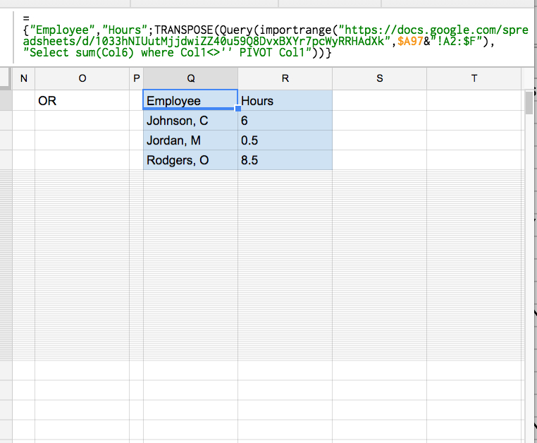 Google Sheets - Importrange And Query Say Column Does Not serapportantà Importrange Not Working