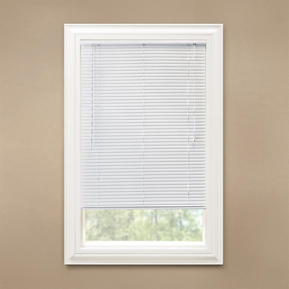 Hampton Bay White 1 In. Room Darkening Vinyl Blind - 45.5 intérieur Vinyl Blinds