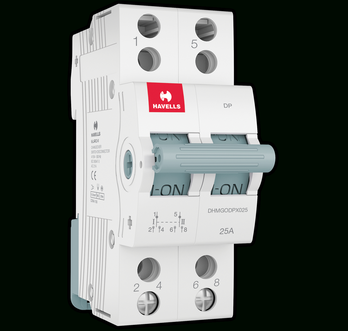 Havells Mcb Changeover Dp 25 A - Power Link destiné Dp Mcb