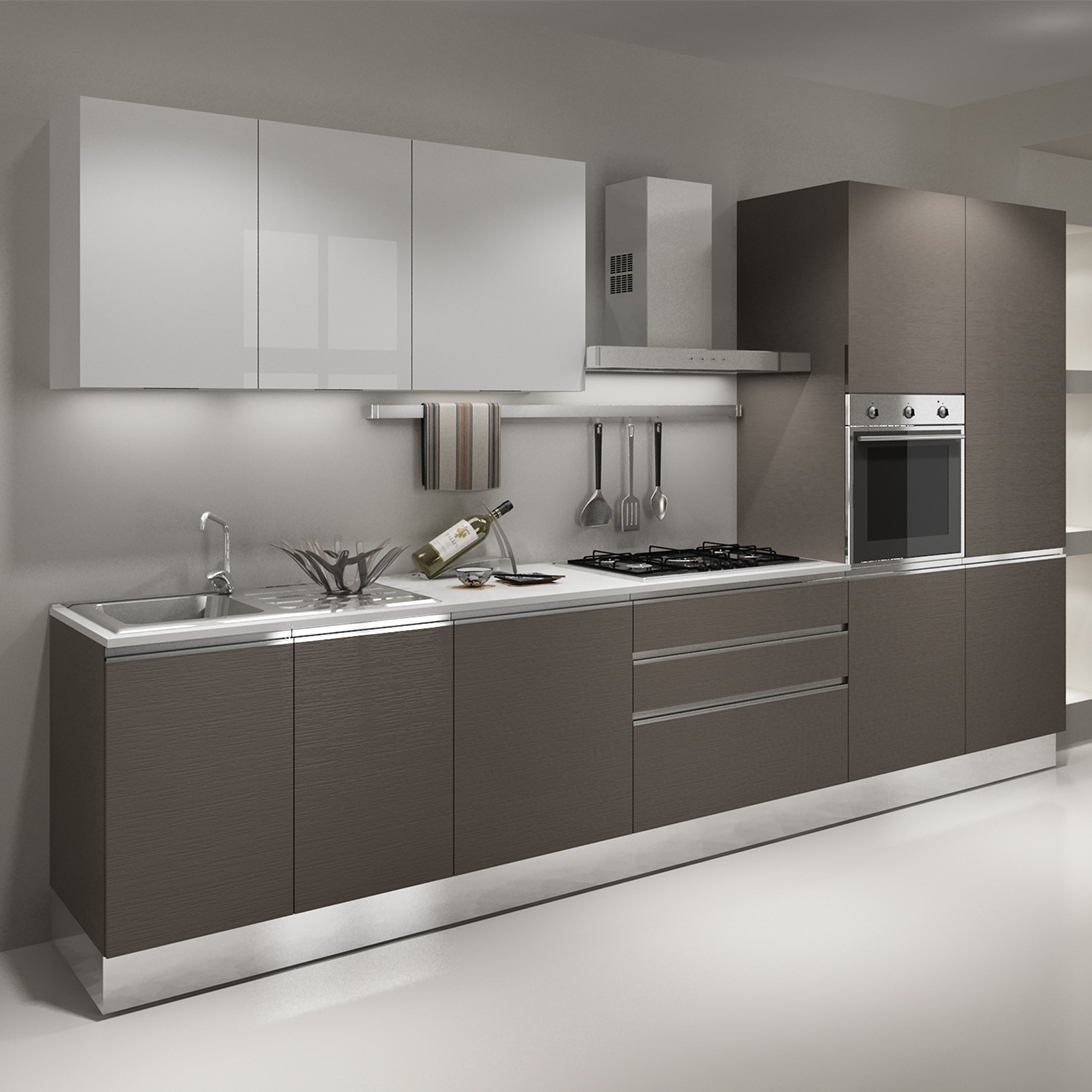 High Gloss Lacquer Modular Kitchen Designs For Small avec Modular Kitchen Colours