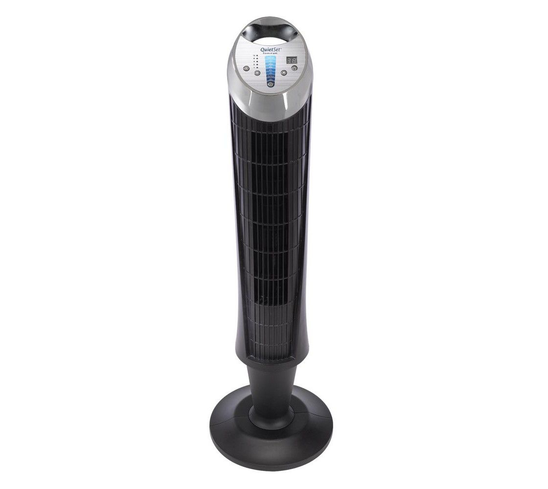 Honeywell Quiet Set 8-Speed Oscillating Tower Fan In 2021 dedans Honeywell Tower Fan With Remote