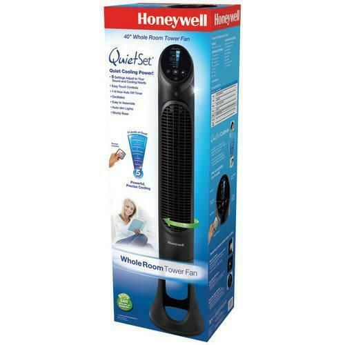 Honeywell Quietset 8-Speed Whole-Room Tower Fan With dedans Honeywell Tower Fan With Remote