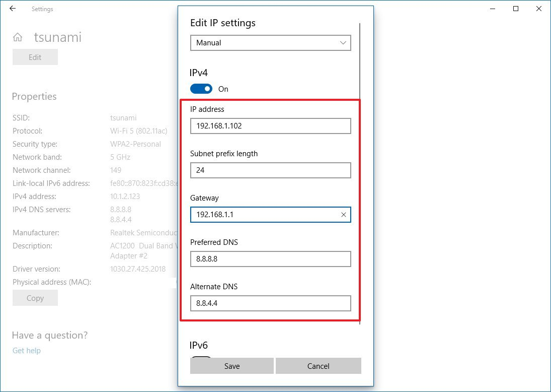 How To Set A Static Ip Address Using Settings App On concernant Static Ip Via Dyn-Dns