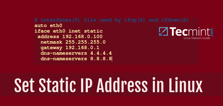 How To Set Static Ip Address And Configure Network In Linux tout Static Ip Via Dyn-Dns