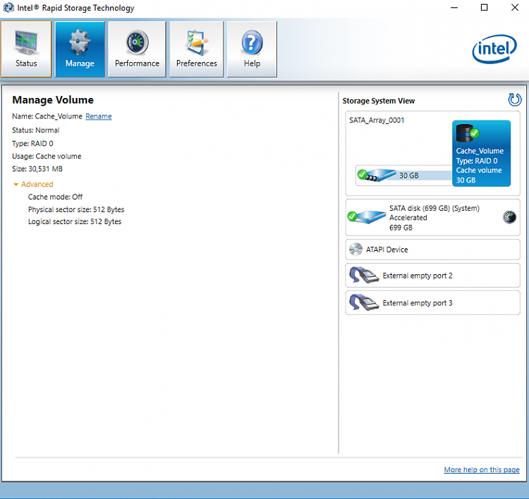 How To Use Intel Rapid Storage Tech Software With Kyhi destiné Intel Rapid Storage Technology