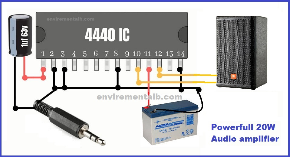 Ic 4440 Amplifier Circuit - Envirementalb concernant Video Amplifier Ics