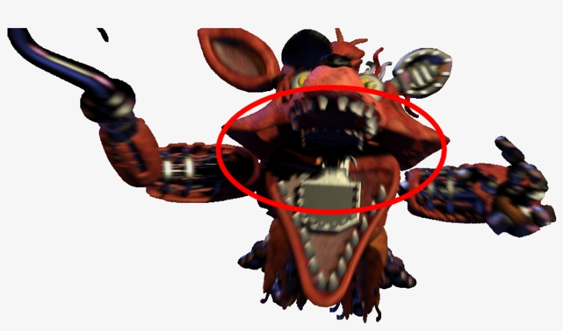 Image Image - Fnaf Withered Foxy Head Transparent Png intérieur Withered Foxy