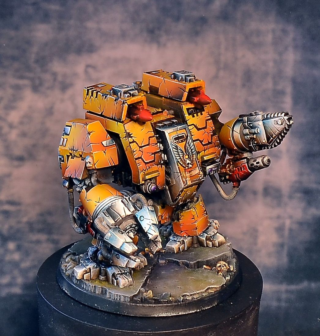 Imperial Fists Dreadnought | Imperial Fist, Warhammer 40K avec Dreadnought 40K