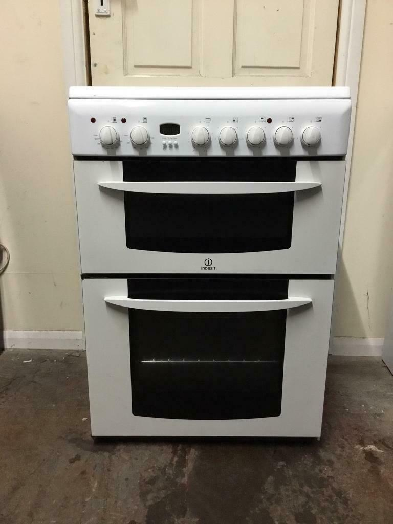 Indesit Electric Cooker 60Cm Ceramic Double Oven 3 Months avec Indesit Oven