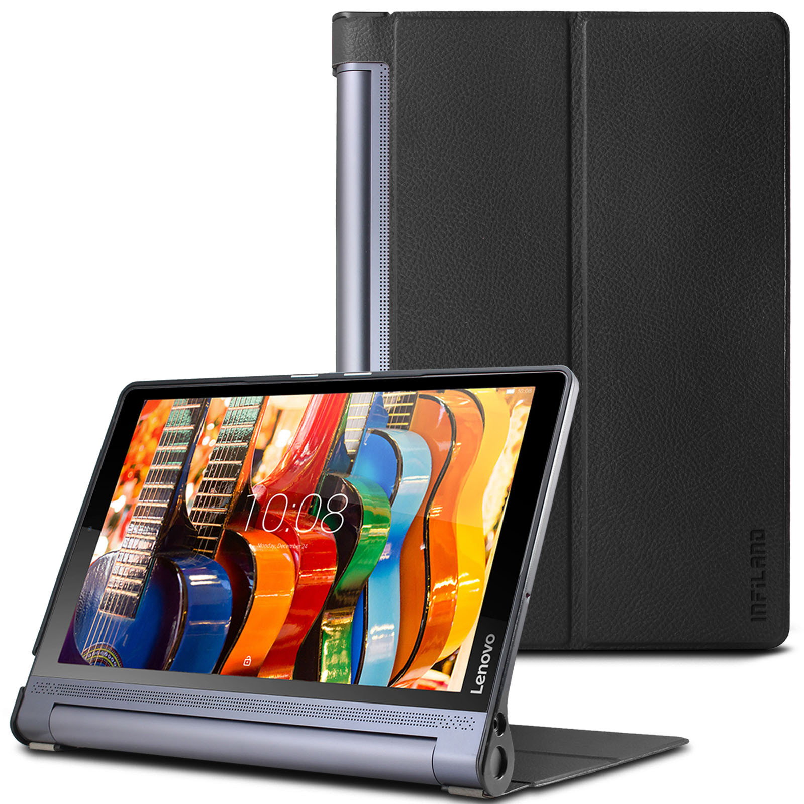 Infiland Slim Shell Stand Cover Case For Lenovo Yoga Tab 3 avec Lenovo Tab 3