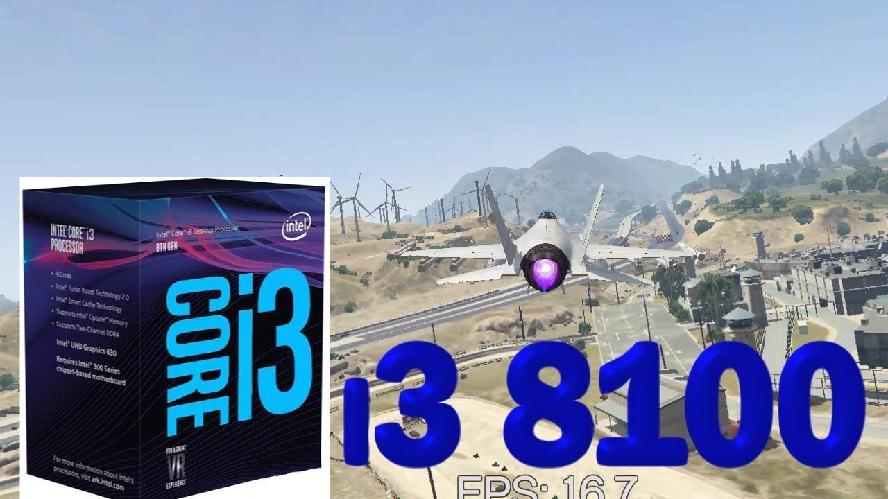 Intel Coffee Lake I3 8100 = Gta V Benchmark Test 720P serapportantà Intel Uhd Graphics 630