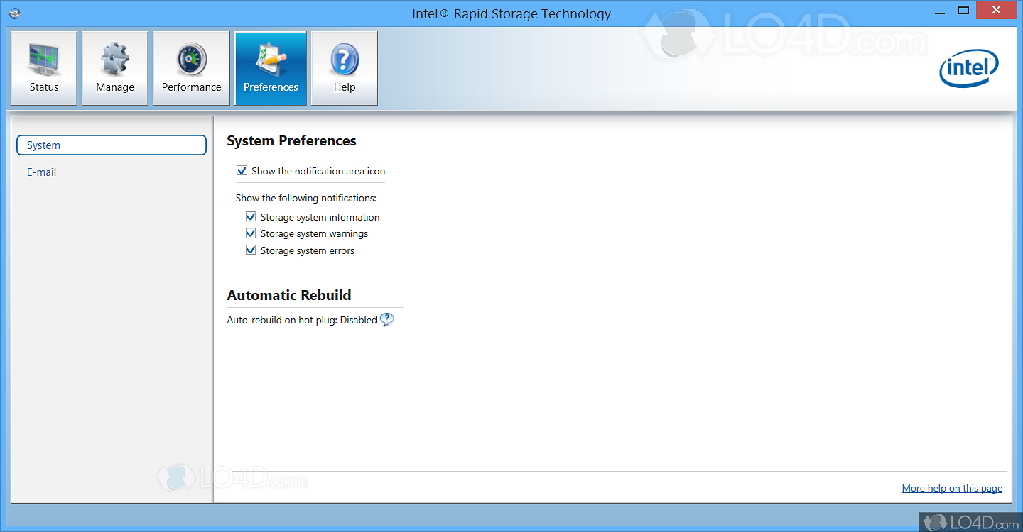 Intel Rapid Storage Technology - Download encequiconcerne Intel Rapid Storage Technology Driver