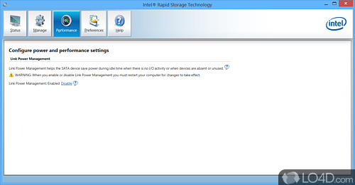 Intel Rapid Storage Technology - Screenshots pour Intel Rapid Storage Technology