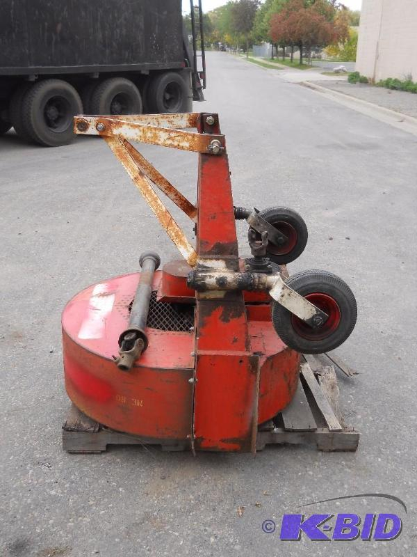 Jacobsen B-40 3Pt Debris And Leaf Blower W/ Pto Shaft pour How To Remove Pto Shaft From Kubota Tractor