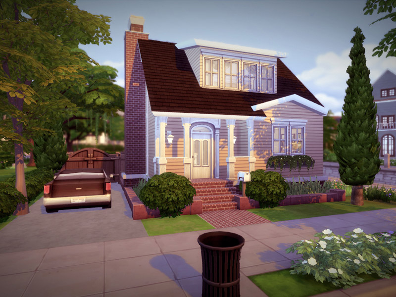 Jersey House - No Cc! - The Sims 4 Catalog encequiconcerne Sims 4 Houses