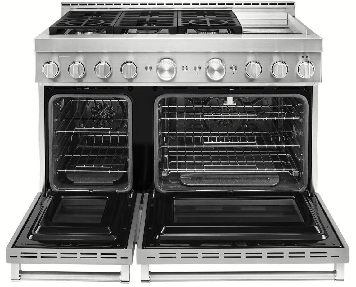 Kfgc558Jss Kitchenaid 48&amp;quot; Smart Commercial-Style Gas Range avec Kitchenaid Hob