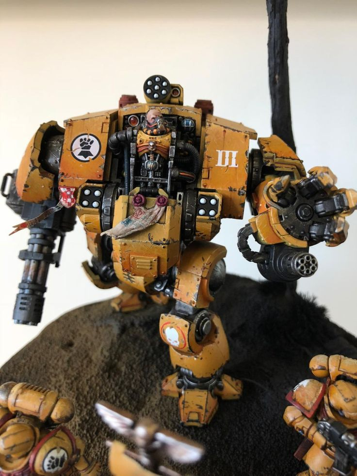 Kitbashed Redemptor Dreadnought By Therealbrokenfingers On concernant Warhammer 40K Dreadnought