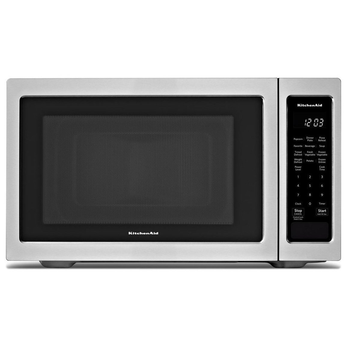 Kitchenaid 21 3/4" Countertop Microwave Oven - 1200 Watt dedans Kitchenaid Microwave