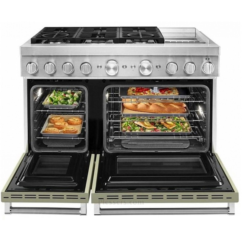 Kitchenaid Kfgc558Jss 48&amp;quot; Smart Commercial-Style Gas Range encequiconcerne Kitchenaid Hob