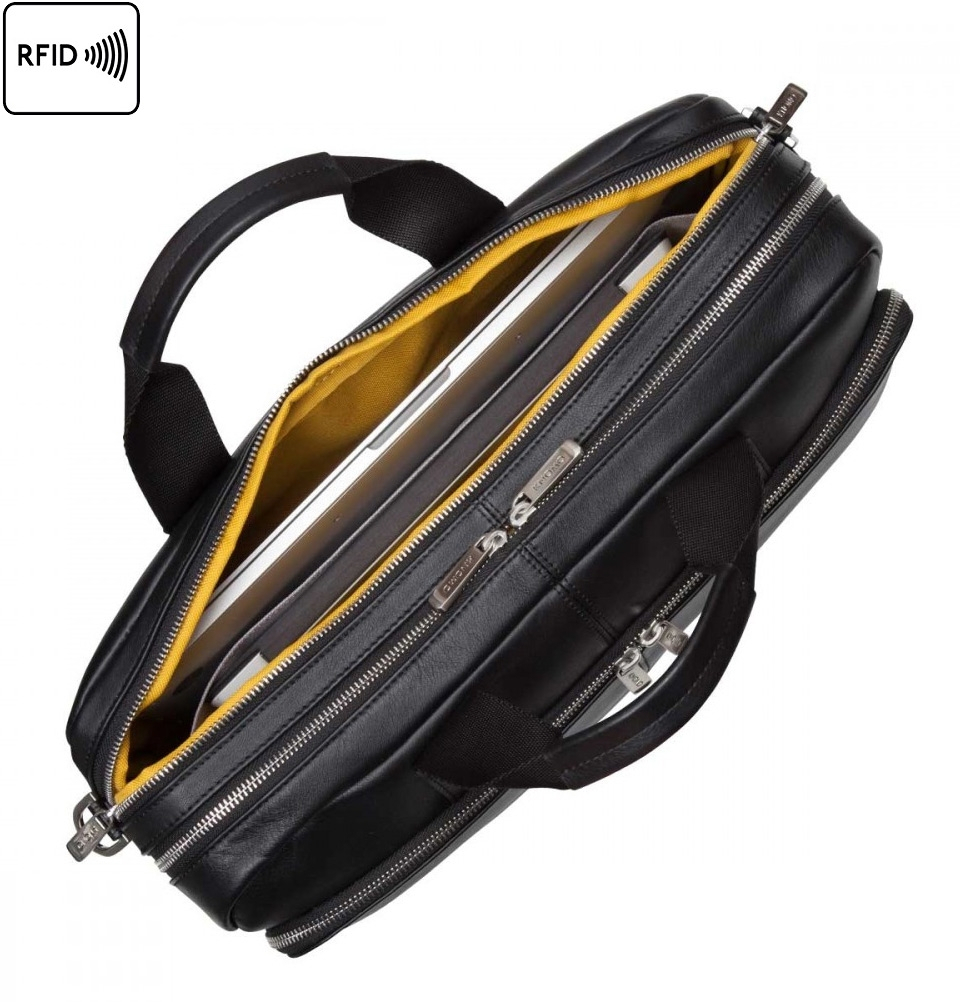 Knomo Amesbury 15.6 Inch Zwart, Perfecte Laptoptas Voor à Knomo