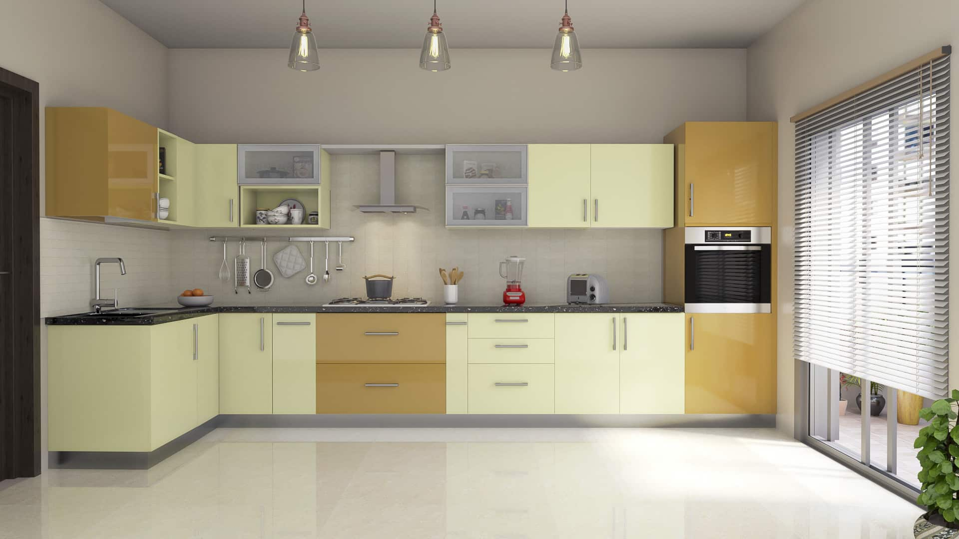 L-Shaped Modular Kitchen Designs India | Homelane intérieur Modular Kitchen Design For Small Kitchen With Price