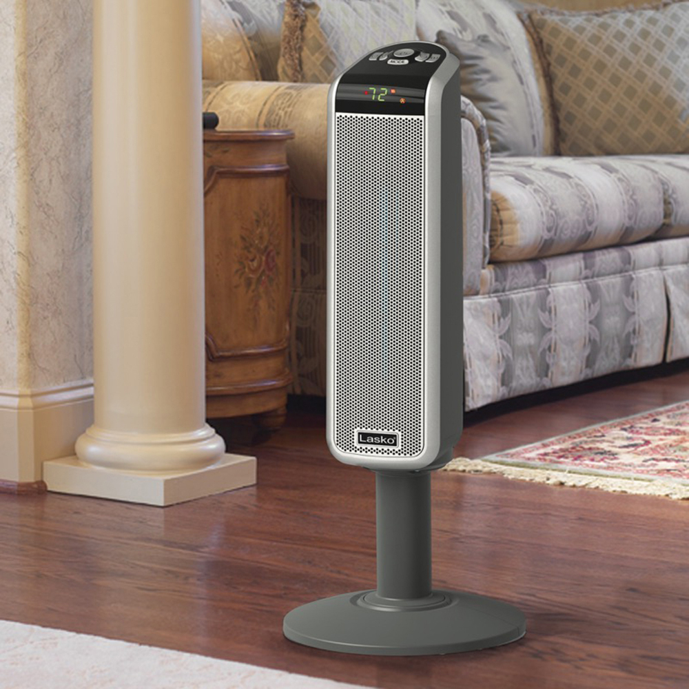 Lasko 30&amp;quot; Digital Ceramic Pedestal Heater With Remote encequiconcerne Lasko Ceramic Heater