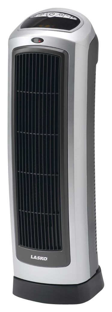 Lasko Ceramic Tower Heater Gray/Black 755320 - Best Buy destiné Lasko Ceramic Tower Heater