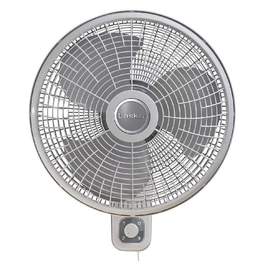 Lasko Widespread Oscillating Wall Mount Fan 16 In 3 Speed tout Lasko Oscillating Fan