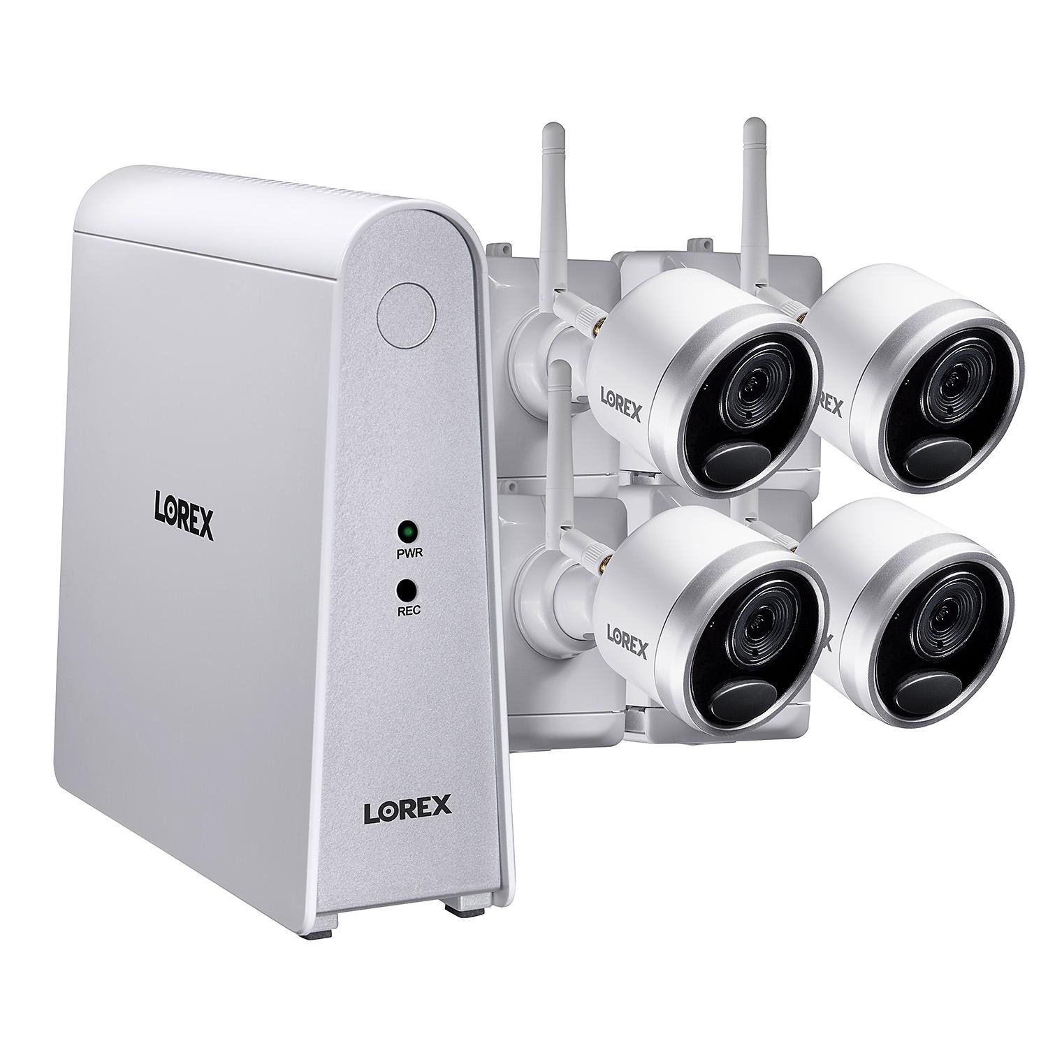 Lorex 6-Channel 4-Camera Hd 1080 Wire-Free Security System dedans Lorex Security System