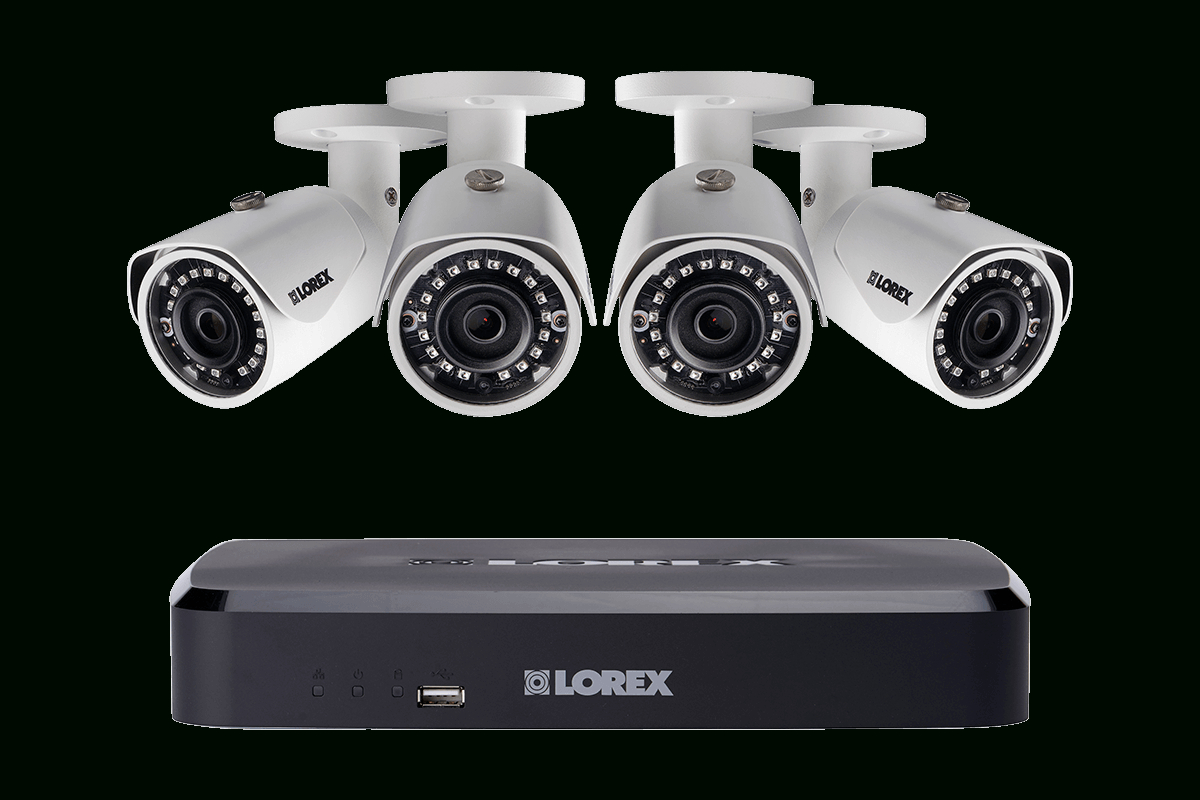 Lorex Ln10802-84W 2K Ip Security Cam System 8 Ch Nvr 4 Hd serapportantà Lorex Security System