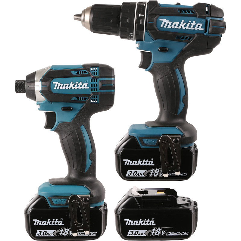 Makita Dlx2131Jx1 18V Li-Ion Cordless Combi Drill &amp;amp; Impact concernant Makita Drill