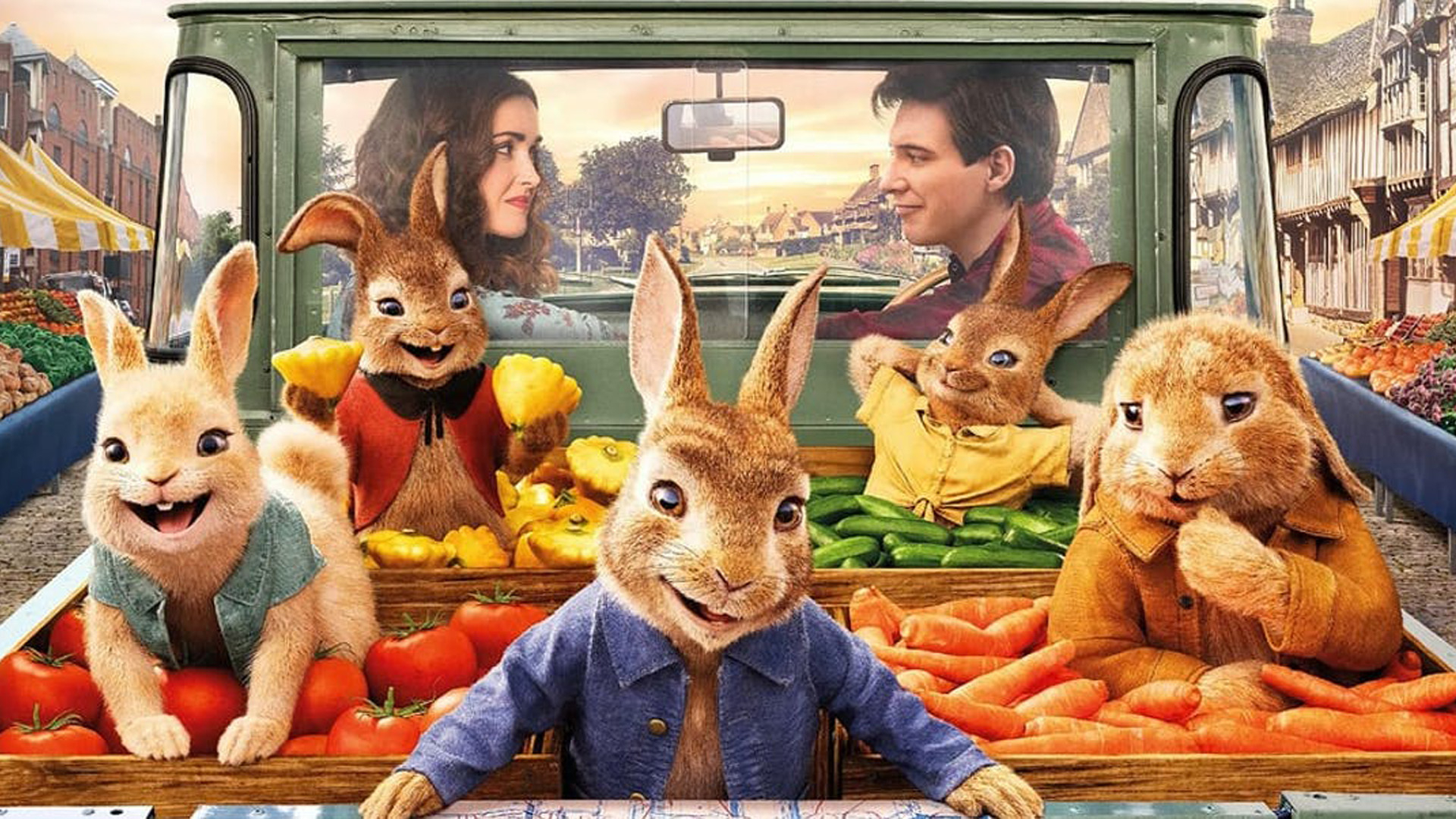 Margot Robbie Daisy Ridley Rose Byrne Domhnall Gleeson destiné Peter Rabbit 2 The Runaway Hd-Ts