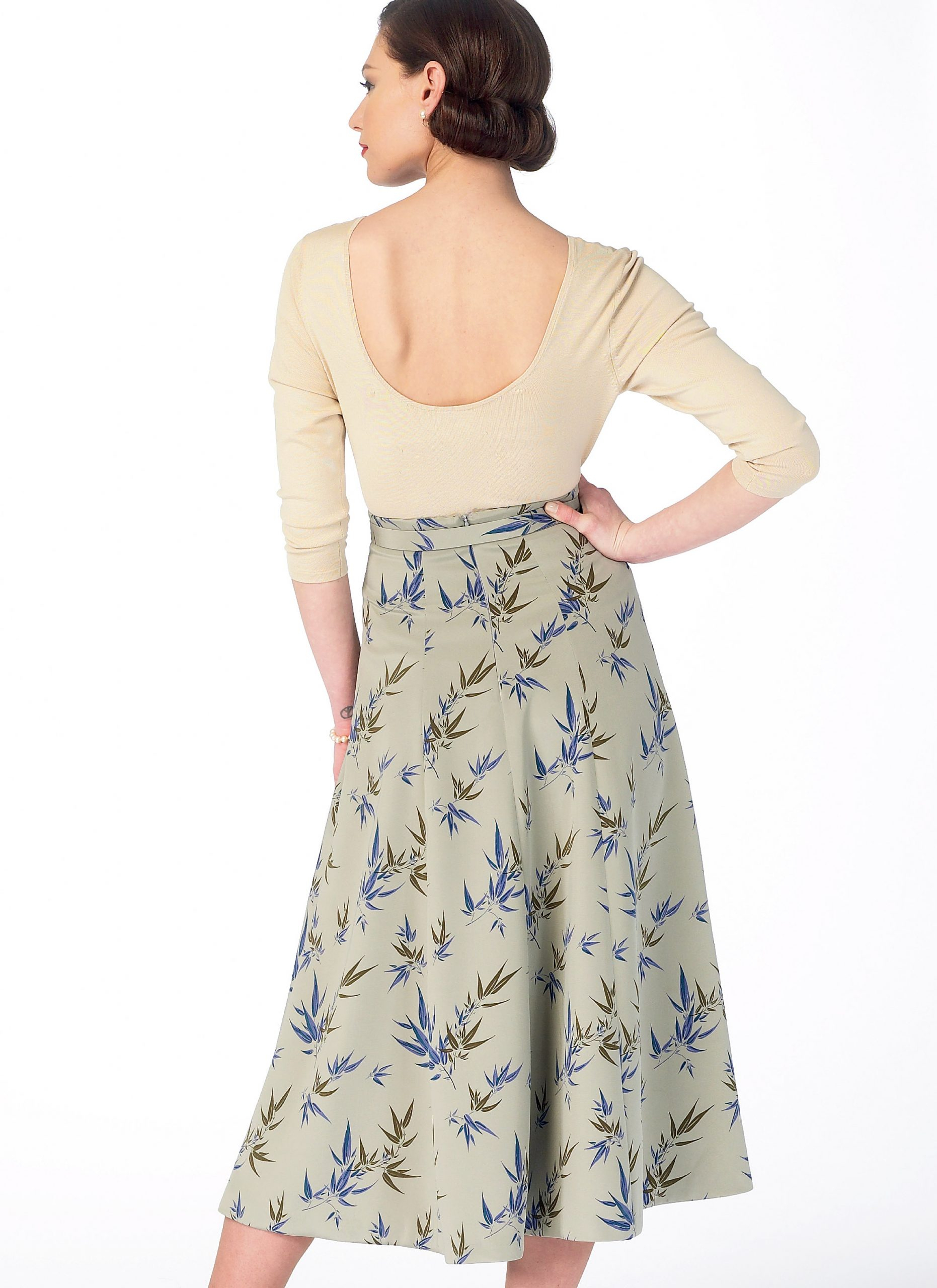 Mccalls Vintage Skirts M6993 - The Foldline dedans Vintage Skjørt