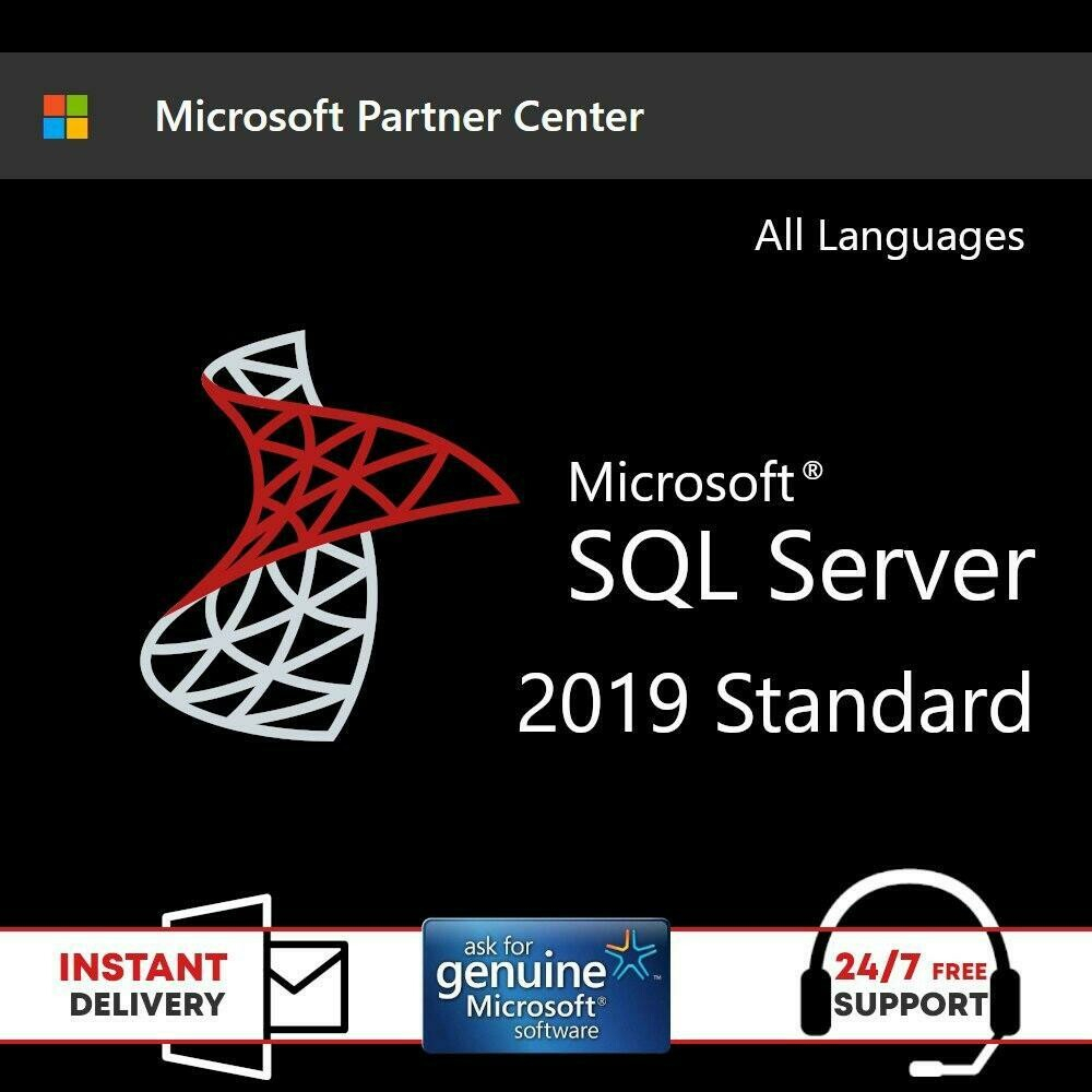 Microsoft Sql Server 2019 Standard avec Microsoft Sql Server