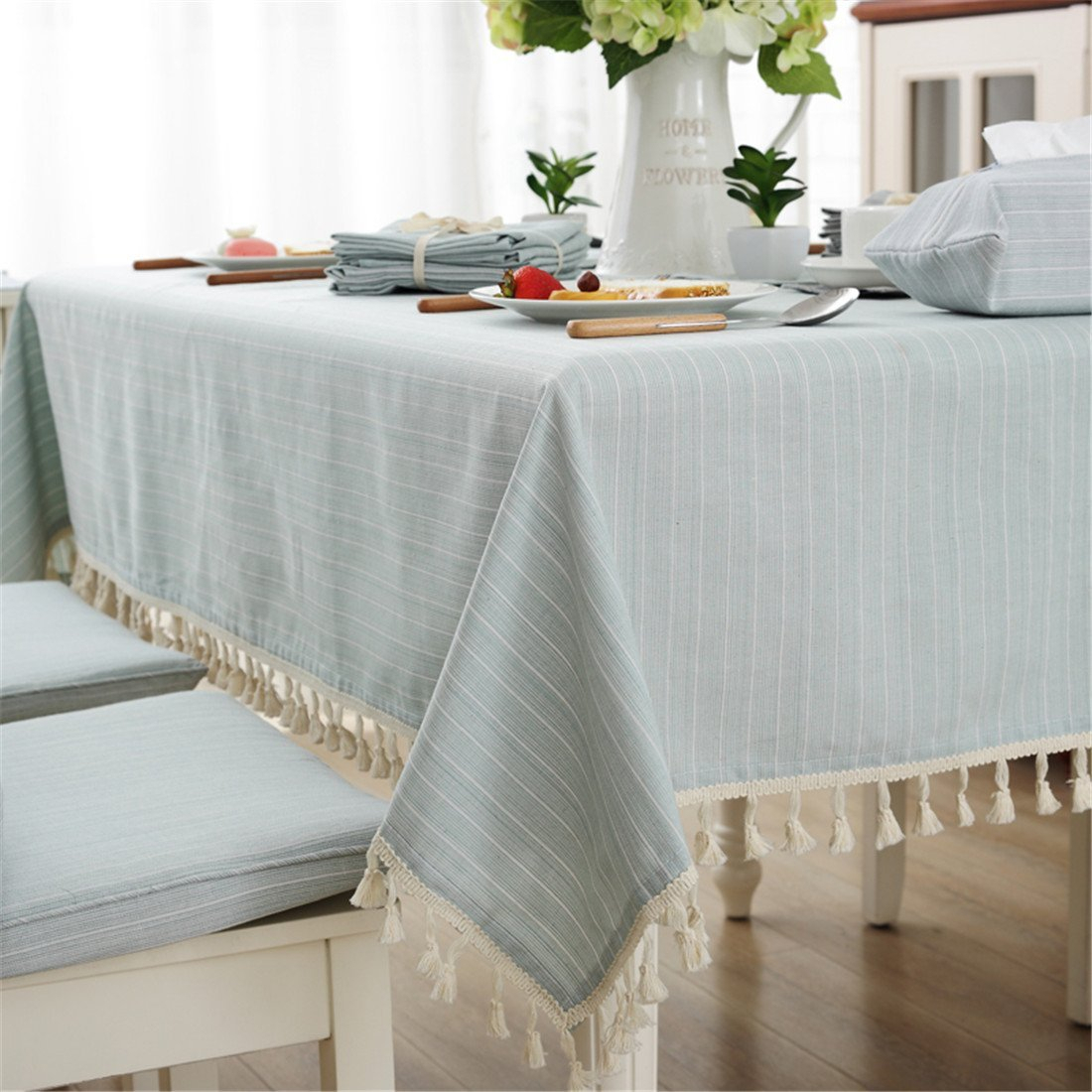 Modern Simple Cotton Rectangular Tablecloths - Best avec Rectangle Tablecloth