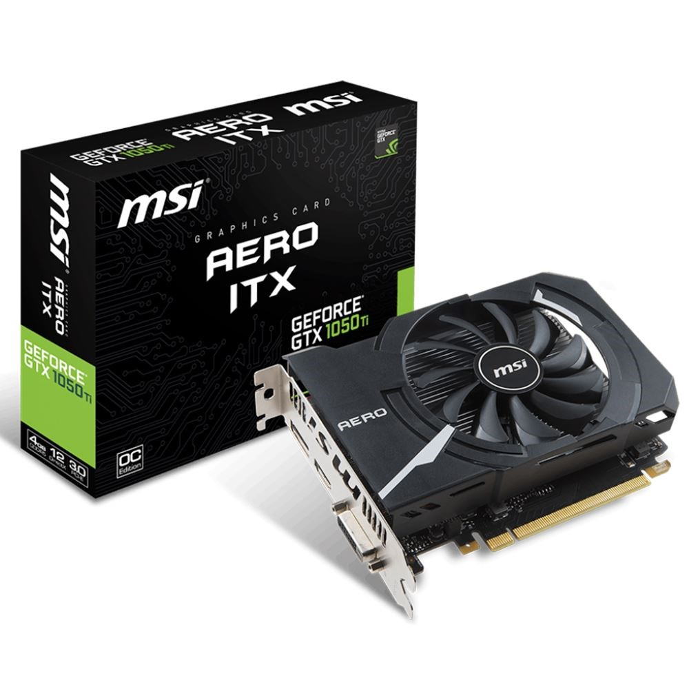 Msi Geforce Gtx 1050 Ti Aero Itx 4G Ocv1 Gtx1050Ti 4Gb encequiconcerne 1050 Ti Ekran Kartı