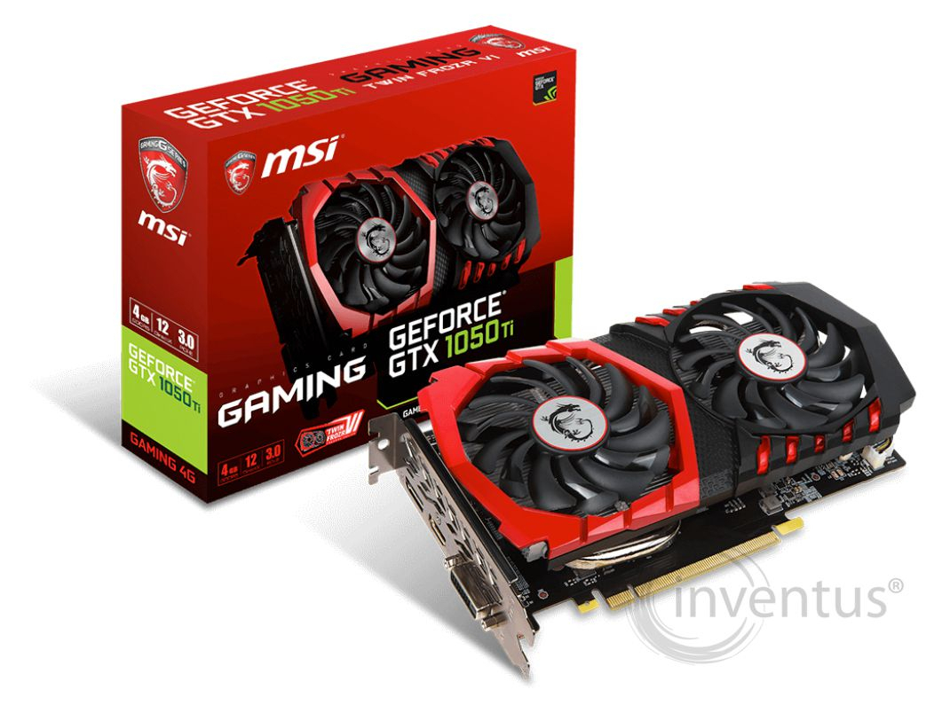 Msi Gtx 1050 Ti Gaming 4G Ekran Kartı - Inventus avec 1050 Ti Ekran Kartı