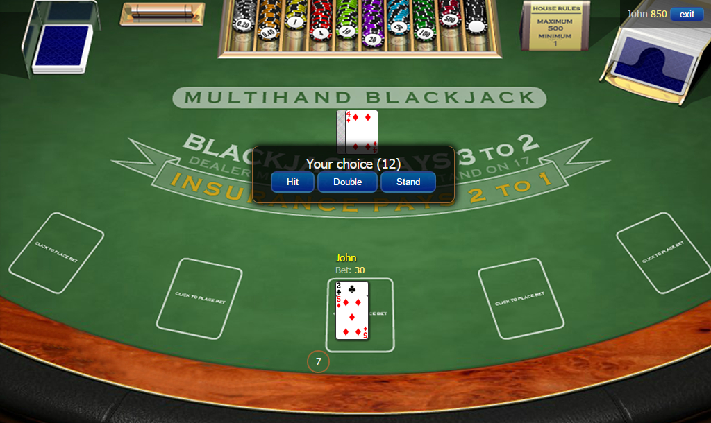 Multiplayer Blackjack - Online Casino Game By tout Blackjack Tutorial