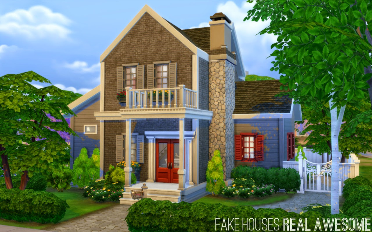 My Sims 4 Blog: New Houses - No Cc By Fake Houses Real Awesome avec Sims 4 Houses