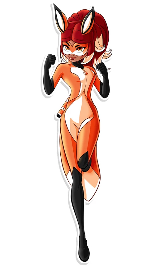 New 2D Art Images Of Superheroes From Miraculous Ladybug intérieur Rena Rouge Miraculous