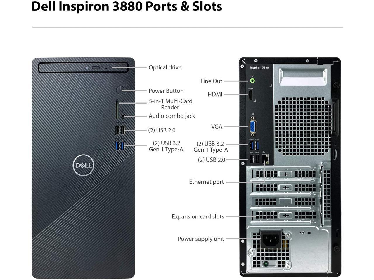 New Dell Inspiron Desktop/10Th Gen Intel® Core™ I5-10400 encequiconcerne Intel Uhd Graphics 630