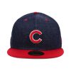 New Era Chicago Cubs Mlb Team Color Denim 59Fifty Cap In intérieur Chicago Cubs Baseball Caps