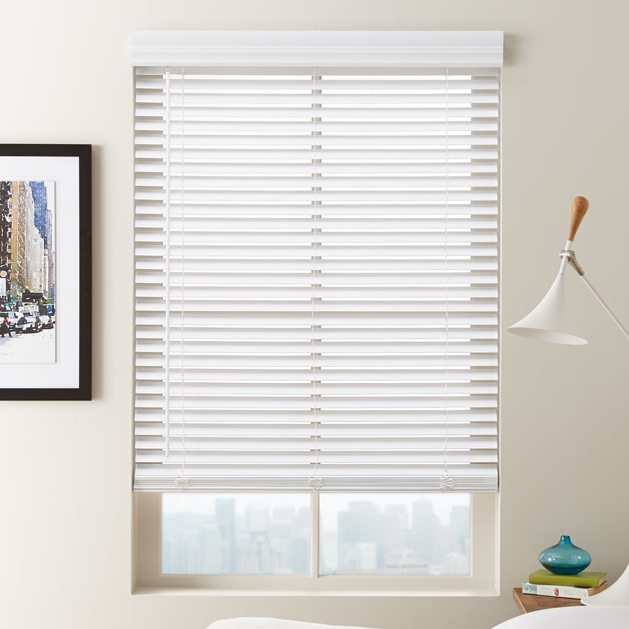 Norman 2 Inch Cordless Faux Wood Blinds dedans Cordless Blinds