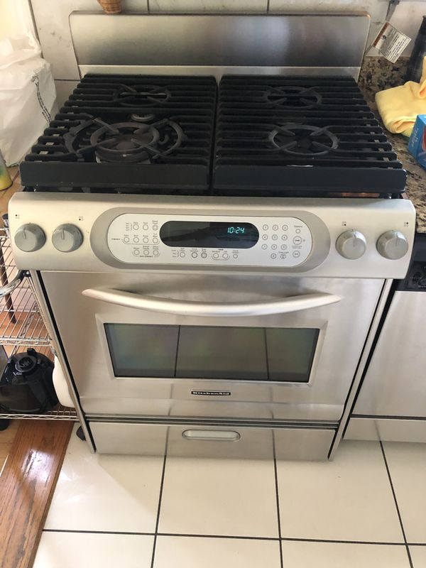 Professional Gas Stove, Kitchenaid. Moving For Sale In concernant Kitchenaid Hob