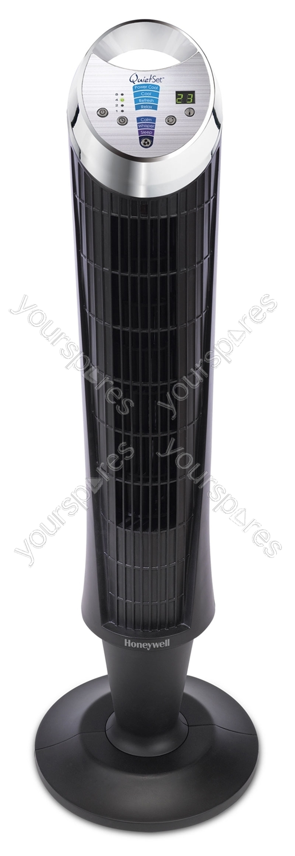 Quiet Set Tower Fan With Remote Hy108E1 By Honeywell encequiconcerne Honeywell Tower Fan With Remote