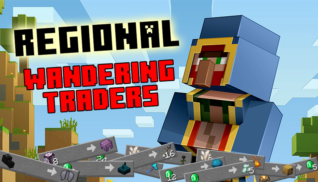 Regional Wandering Traders [1.17+] Minecraft Data Pack intérieur Minecraft Data Packs