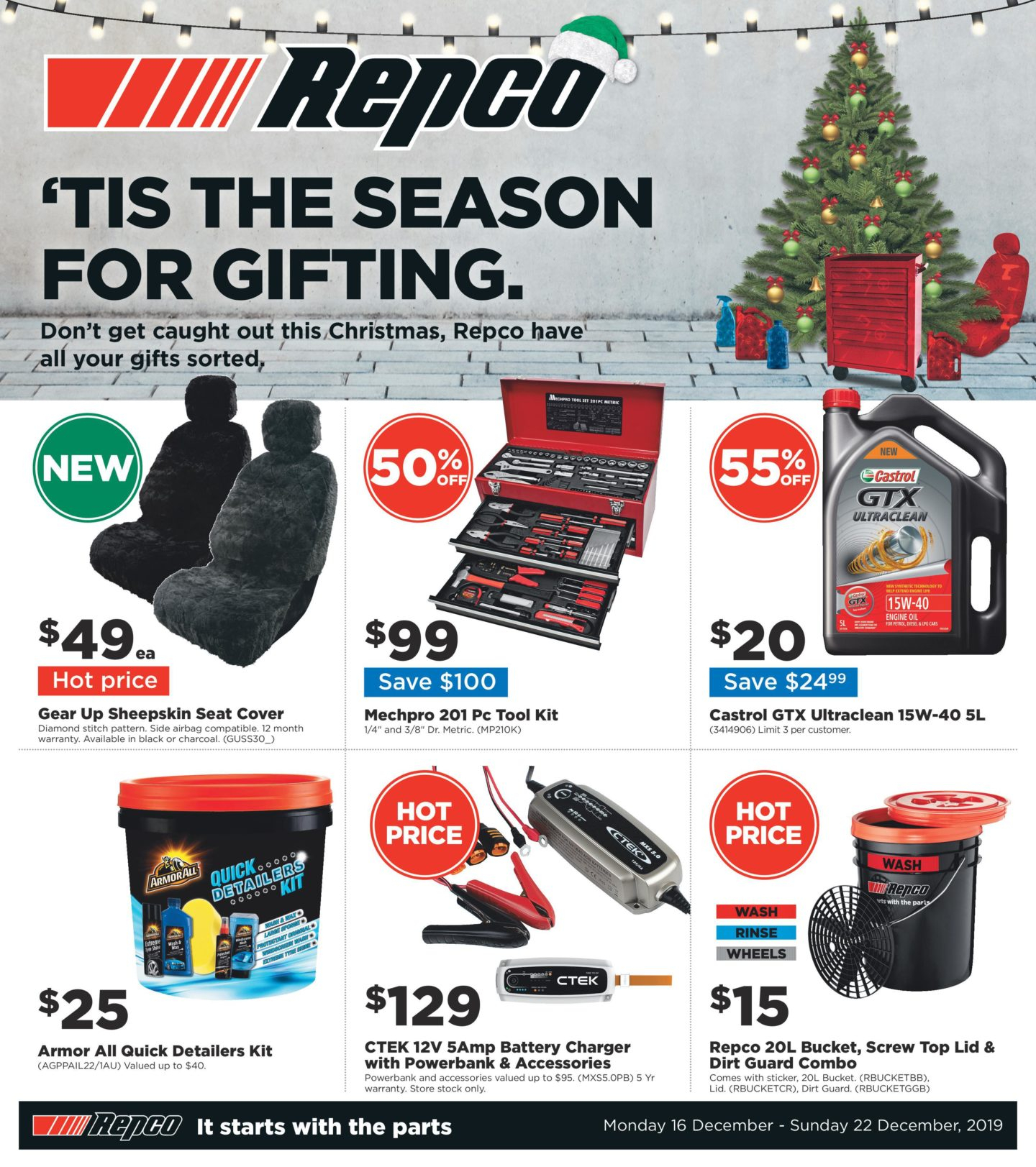 Repco Catalogue 16 December - 22 December 2019. The avec Repco Catalogue