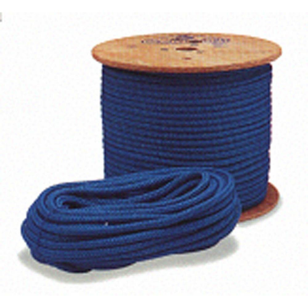 Rope King 5/8 In. X 140 Ft. Solid Braided Poly Rope Blue serapportantà Home Depot Rope